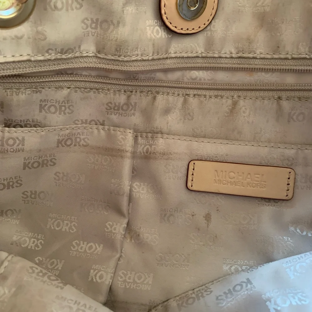 Michael Kors Vintage Snakeskin Tote Bag - Brown - Picture 6 of 9